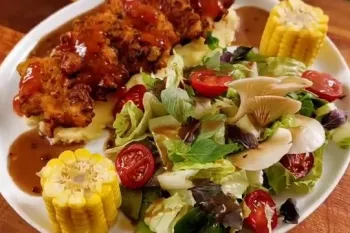 طرز تهیه غذای گیاهی بدون گوشت با ذرت و سبزیجات !