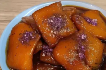 دستور پخت دسر کدو حلوایی با طعم شیرین و بافت نرم !