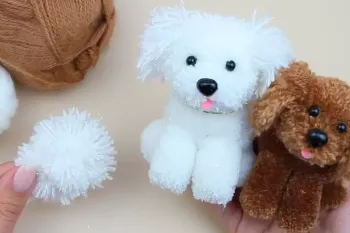 آموزش ساخت سگ کاموایی جدید و بامزه که همه خیلی دوستش دارن !