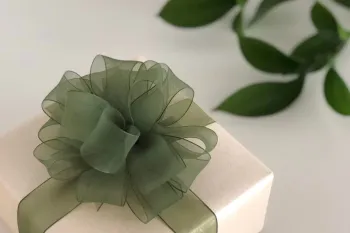 به همین سادگی روی بسته هدیه پاپیون پمپونی درست کنید !