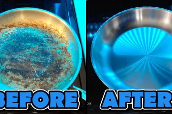 نحوه تمیز کردن قابلمه و تابه های استیل ضد زنگ به 4 روش مختلف !