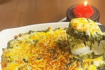 وقتایی که نمیدونی چی درست کنی، این گراتن سیب زمینی و اسفناج کمکت میکنه !