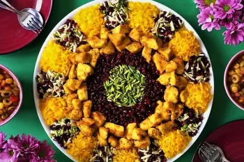 کالری مرصع پلو : 100 گرم مرصع پلو چند کالری دارد ؟
