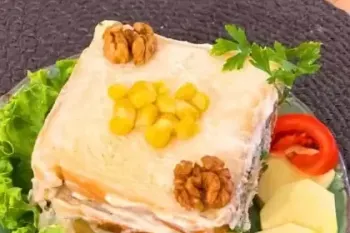طرز تهیه کیک مرغ مجلسی با نان تست