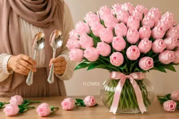 آموزش ساخت لاله های روبانی آسان، مناسب برای مبتدیان !