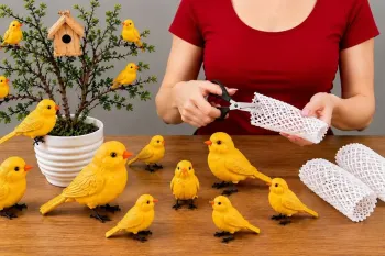 تبدیل تورهای میوه به پرندگان کوچک و بامزه، یک پروژه شگفت انگیز !