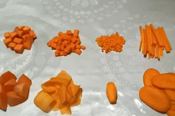 انواع برش با چاقو در آشپزی؛ به شکل های مختلف خرد کن!