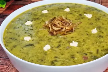 طرز تهیه آش بادمجان کبابی بسیار آسان!