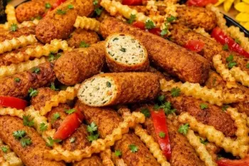 طرز تهیه لوله کباب افغانی با مرغ و سیب زمینی | خوشمزه و اقتصادی