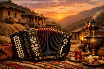 دانلود آهنگ های بی کلام آکاردئون آذری شاد و غمگین صوتی