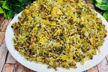طرز تهیه پلو شوشتری با مرغ و لوبیا چشم بلبلی؛ غذای خوش عطر جنوبی