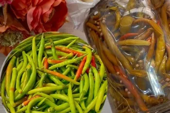 طرز تهیه ترشی فلفل تند بدون تلخی؛ تند و خوشمزه