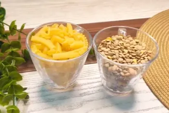 عدسی با ماکارونی؛ غذای خوشمزه، جدید و اقتصادی!