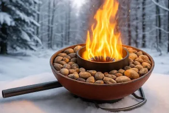 ساخت اجاق سنگی دست ساز؛ منبعی برای گرمای رایگان در تمام زمستان