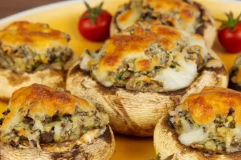 طرز تهیه قارچ شکم پر به سبک حرفه ای؛ نکات طلایی آشپزی