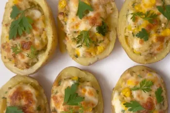 طرز تهیه سیب زمینی شکم پر خوشمزه؛ ساده و پرملات