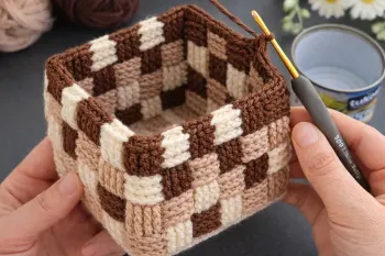 آموزش قلاب بافی جامدادی و نظم دهنده؛ ایده خلاقانه قلاب بافی
