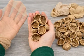 دو ایده خلاقانه با جوراب زنانه و پوست گردو / ساخت وسایل دوست داشتنی با چیزهای ساده