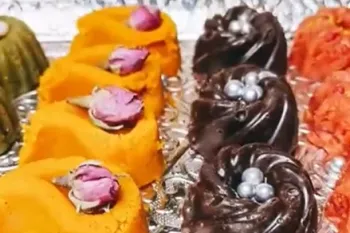 طرز تهیه حلوا بوتیکی رنگارنگ خوشمزه تر از قنادی ها برای هر مناسبتی!