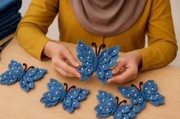 تبدیل شلوار جین قدیمی به پروانه تزئینی!