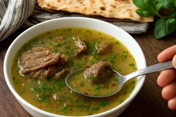 راز سوپ آبگوشت یمنی با گوشت بره غذای خونگی و آسان خوشمزه و متفاوت با طعم غیر منتظره!