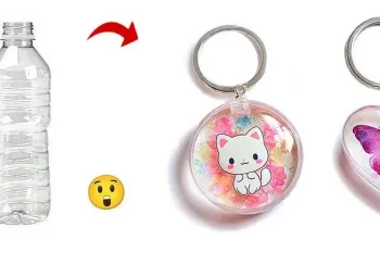 ساخت جاکلیدی شیشه ای زیبا از ضایعات!