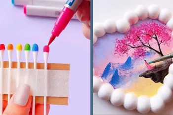 12 ایده هنری جذاب و آسان نقاشی برای مبتدیان!