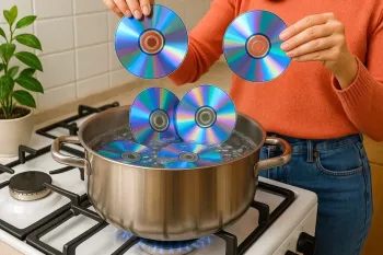 3 ایده خلاقانه با جوشاندن سی دی!