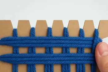 ساخت و فروش سریع زیربشقابی با نخ و مقوا!