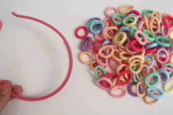 ساخت کاردستی جذاب با کش مو در 5 دقیقه / ایده پولساز