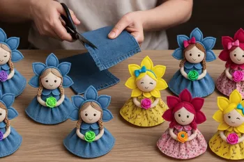 ایده های خلاقانه برای ساخت عروسک با شلوار جین!
