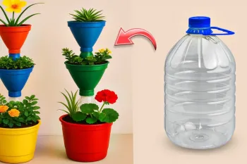 ایده خلاقانه با بطری پلاستیکی بزرگ!