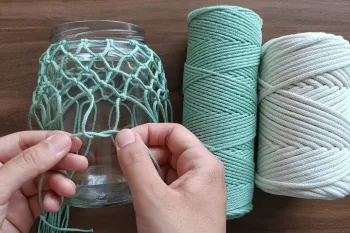 ایده های خلاقانه برای ساخت کاردستی با شیشه و طناب!