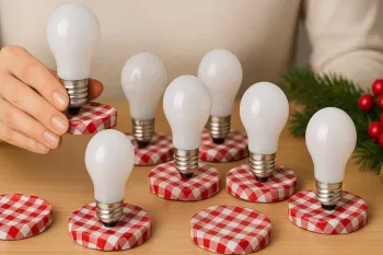 2 ایده خلاقانه کاردستی با لامپ و درب شیشه!