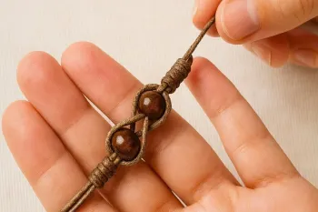 ساخت دستبند چرمی بدون گره و ابزار در ۵ دقیقه