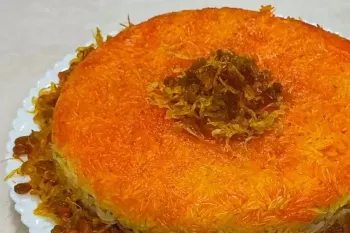 روش تهیه ته چین گرمساری طرز تهیه ته چین گرمساری مرحله به مرحله
