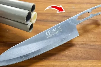 لوله PVC خود را دور نیندازید! این تعمیر دسته چاقوی DIY در هزینه شما صرفه جویی می کند