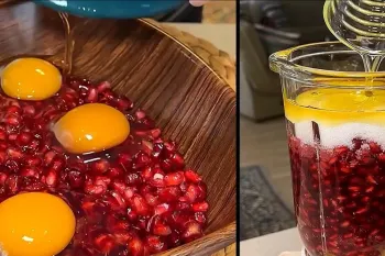 طرز تهیه کیک انار خوش رنگ و متفاوت