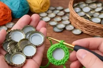 ایده های خلاقانه: ساخت کاردستی با درب فلزی نوشابه