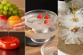 ظرف میوه شیشه ای ترند ۱۶ مدل شیک و کاربردی برای دکوراسیون آشپزخانه