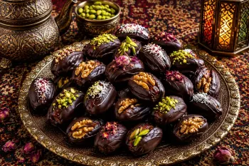 خرمای شکلاتی؛ ساده، خوشمزه و سالم؛ طرز تهیه خرمای شکلاتی خانگی برای پذیرایی و میان وعده ای مقوی