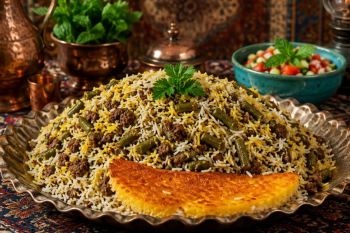 لوبیا پلو دودی؛ عطر و طعمی متفاوت از محبوب ترین غذای سنتی ایرانی!