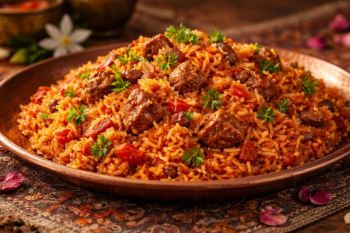 طرز تهیه استانبولی پلو با گوشت چرخ کرده؛ خوش رنگ، خوش عطر و مجلسی