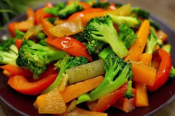 فقط 5 دقیقه و شام سبزیجات بی نظیر آماده است!