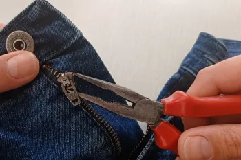 خیاط ها نمی خواهند شما این راز تعمیر زیپ شلوار جین را بدانید!