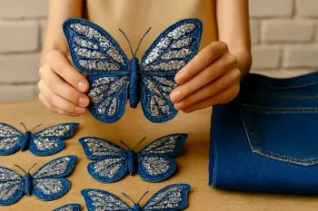 تبدیل شلوار جین قدیمی به پروانه های تزئینی!