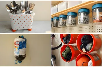 ایده های خلاقانه برای سازماندهی خانه با مواد بازیافتی!