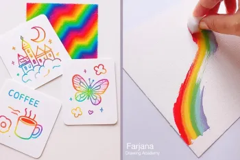 15 ترفند هنری و ایده های نقاشی | ایده های هنری آسان برای وقتی که حوصله تان سر رفته!