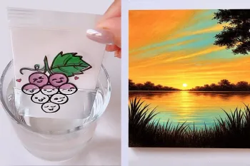 10 ترفند هنری وقتی حوصله تان سر رفته | ایده های نقاشی آسان برای مبتدیان!