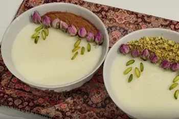 طرز تهیه فرنی | فرنی با آرد برنج فرنی ساده